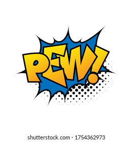 Comic Lettering Wow Comic Speech Bubble Stock Vector (Royalty Free ...