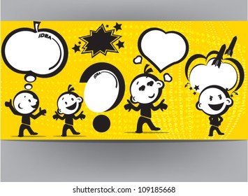 comic little ridiculous men