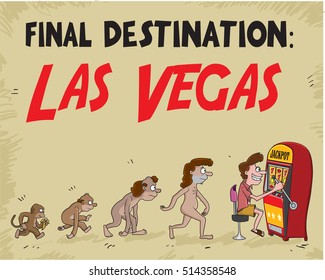 Comic man evolution from monkey/ editable Eps 10.
