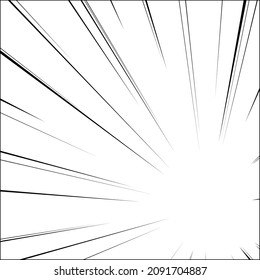 A comic and manga background effect.