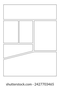 Fondo de cómic o manga, fondos de arte pop en marcos y paneles para manga o artistas de cómic