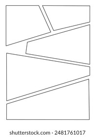 Fondo de cómic o manga, fondos de arte pop en marcos y panel para mangaka o artistas de cómic. Escena de acción