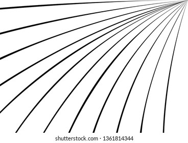 Comic and manga books speed lines background. explosion background. Black and white vector illustration
