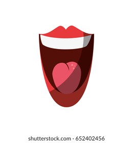 comic mouth icon