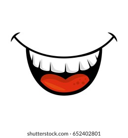 comic mouth icon