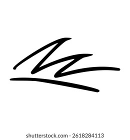 Comic movement lines and expressive shapes with fun graphic effects. Hand-drawn cartoon elements including arrows, marks, and brush strokes. Flat vector illustration isolated on white background.