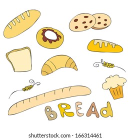 comic nurture cartoon vector stack parts pastry pie group harvest isolated background scene pile food leaf sign health wellness set beauty feeding art decorative flag dine stomach elements graphic gra