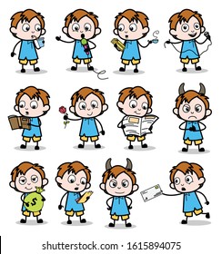 Comic Office Guy - Collection of Concepts Vector illustrations