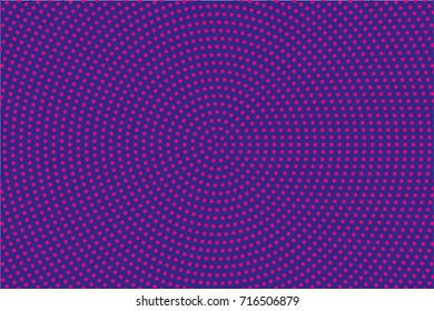 Comic pattern. Halftone background. Blue, pink. Dotted retro backdrop, panels with dots, points, circles, rounds. Design element for web banners, posters, cards, wallpaper, sites.