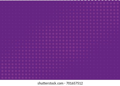 Comic pattern. Halftone background. Purple, violet color. Dotted retro backdrop, panels with dots, points, circles, rounds. Design element for web banners, posters, cards, wallpaper, sites. 