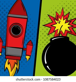 comic pop art