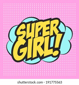 Comic-Popart-Hintergrund, Vektorgrafik