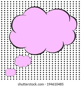 comic pop art background, illustration in vector format