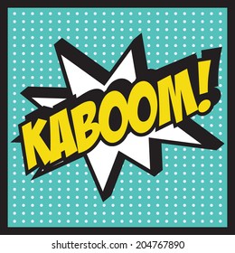comic pop art background, illustration in vector format