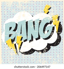 comic pop art background, illustration in vector format