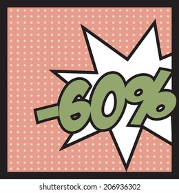 comic pop art background, illustration in vector format