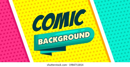 comic pop art panel background. Vector illustration