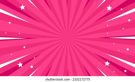 comic pop art pink stripe background