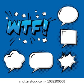 comic pop art speech bubble