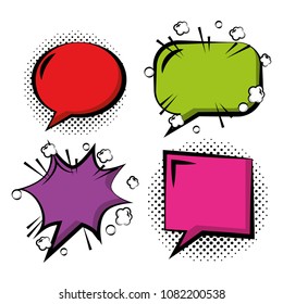 comic pop art speech bubble