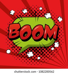 comic pop art speech bubble