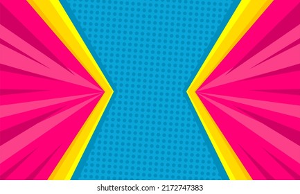 comic pop art template background 