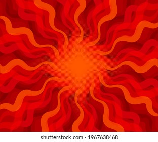 Comic Red Abstract vector background