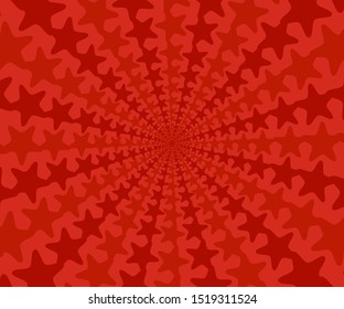 Comic red dots background. Focus. Stars. Vector illustration in pop art retro style