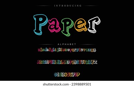 Comic retro font set. Alphabet letters  number in style of comics, pop art for title, headline, poster, comics, or banner design. Cartoon typography collection.