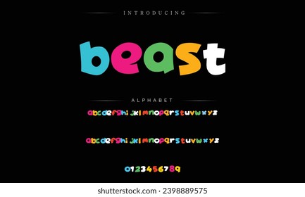 Comic retro font set. Alphabet letters  number in style of comics, pop art for title, headline, poster, comics, or banner design. Cartoon typography collection.