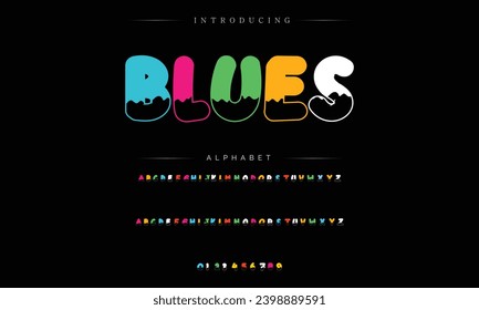 Comic retro font set. Alphabet letters  number in style of comics, pop art for title, headline, poster, comics, or banner design. Cartoon typography collection.