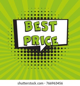  comic sale discount promotion vector illustration