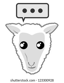 Comic sheep