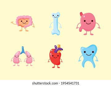 comic six organs humans icons