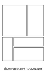 comic sketchbook page vector illustration