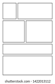 comic sketchbook page vector illustration