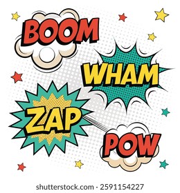 Comic Sound Effects Images vector