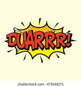 Comic sound effects isolated in cartoon vector style. Sound bubble speech with word and comic cartoon expression sounds illustration