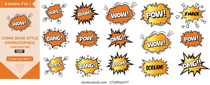 Comic sound effects LOL BAM CRUNCH ZAP in retro pop art style. Colorful expressions for memes, humor, games, kids design, dynamic punchlines. Vector illustration.