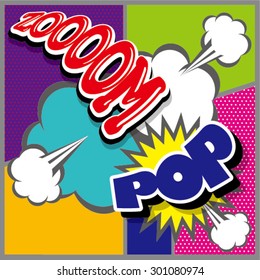 Comic sound effect-ZOOM