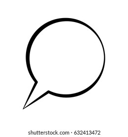 Comic speech bubble