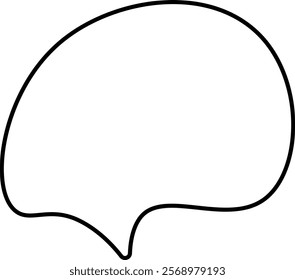 Comic Speech Bubble for Dynamic Dialogue of Cartoon Narratives. Fun and Engaging Speech Bubble Template for Comics.