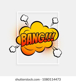 comic speech bubble with expression text bank