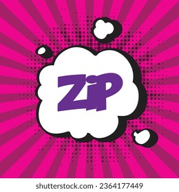 Comic speech bubble. Funny comics explosion vector. Sunburst with fun text. Comic book art background