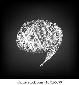 Comic Speech Bubble With Gradient Mesh, Vector Illustration