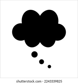 Comic Speech Bubble icon. Vector Illustration for Comics Book on white background