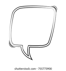 Comic Speech Bubble Isolated On White Stock Vector (Royalty Free ...