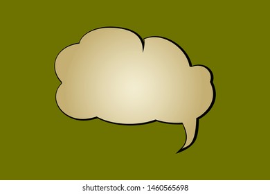Comic speech bubble isolated sticker vector icon. Empty cartoon bubble speech tag icons. Cloud bubble speech design for text, thought, talk, message, dialogue. Balloon bubble empty speech textbox