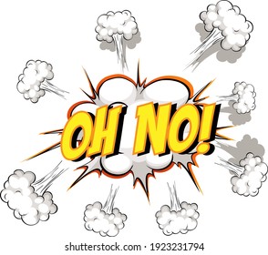 Comic-Sprachblase mit oh ohne Textgrafik