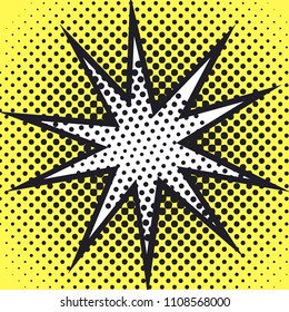 Comic speech bubble. Pop art style